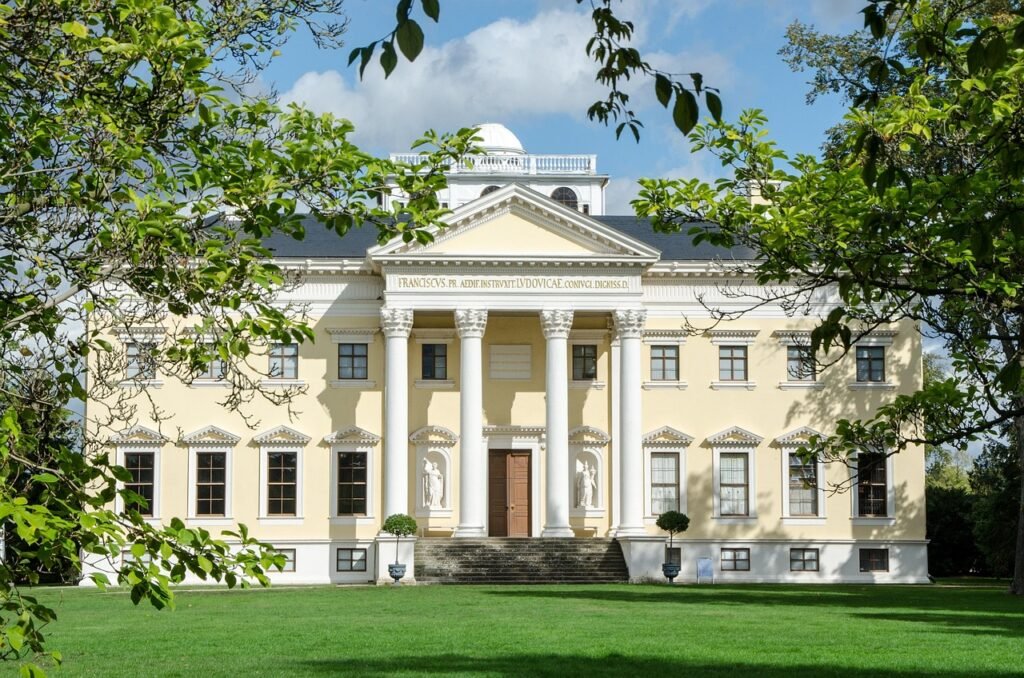 schloss wörlitz, unesco world heritage, classicism, saxony-anhalt, architecture, wörlitz, park, dessau, sightseeing, dessau wörlitz, germany, building, historical, nature, garden, destination, facade, schloss wörlitz, saxony-anhalt, dessau, dessau, dessau, dessau, dessau